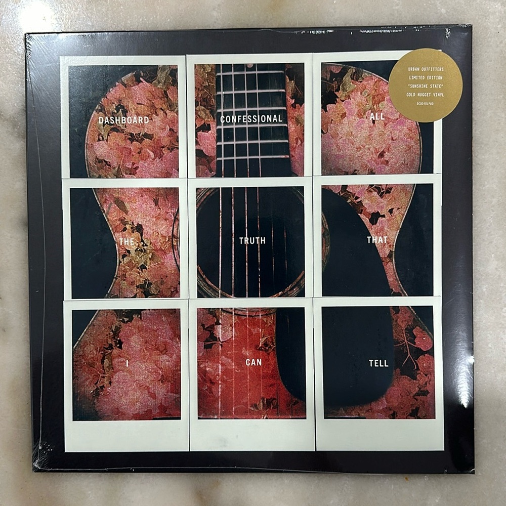 SEALED Dashboard Confessional – All the Truth That I Can Tell (gold LP)